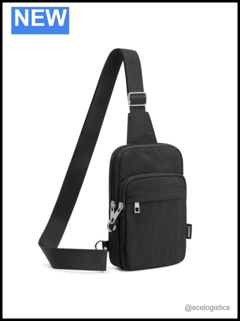 Anti-Theft RFID Blocking Crossbody Sling Bag, Small Travel Purse